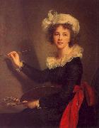 Elisabeth LouiseVigee Lebrun Self Portrait-y France oil painting reproduction